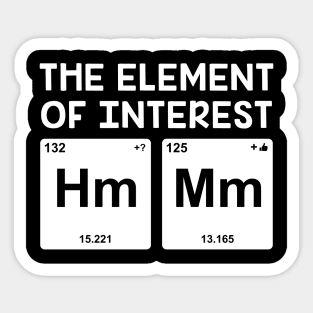 The Elements Of Life - Interest Sticker